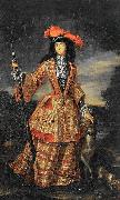 Anna Maria Luisa de' Medici in hunting dress Jan Frans van Douven